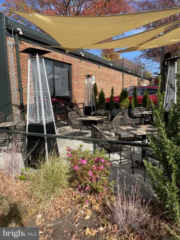 a view of outdoor space with oven