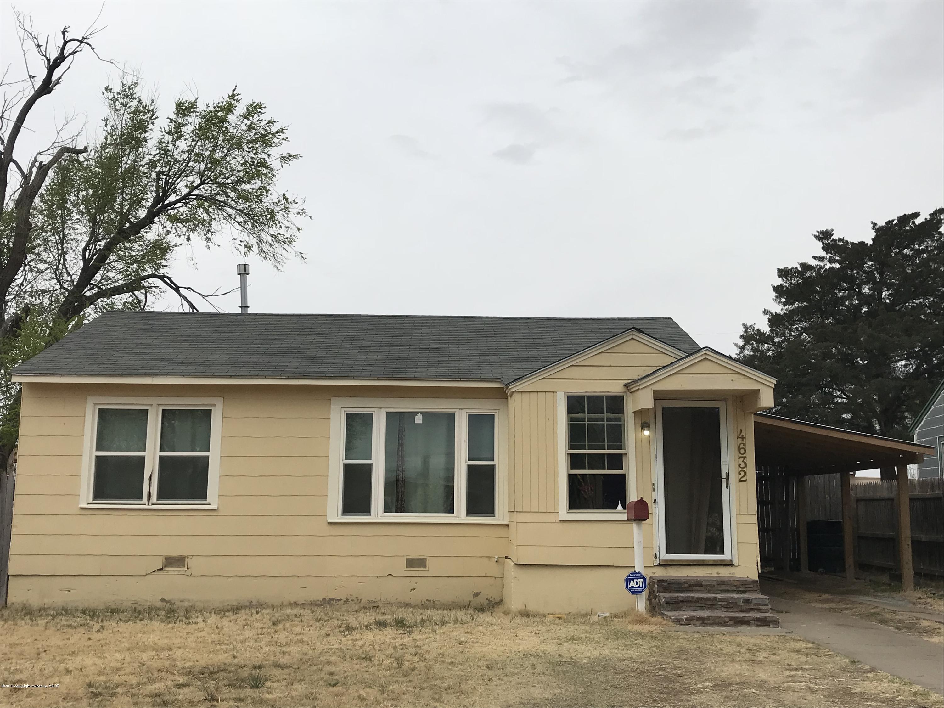 4632 Cline Road Amarillo, TX 79110 - Photo 2 of 27 front view of a house