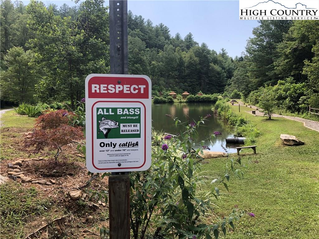 Lot 83 Buck Mountain Road Purlear, NC 28665 - Photo 13 of 30 a sign on the side of the river