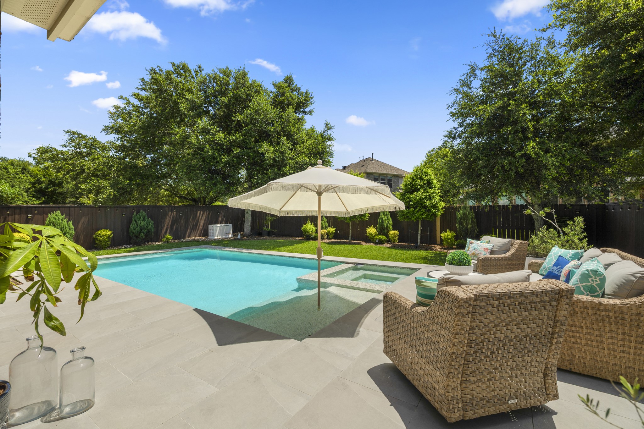 26 Winhall Place The Woodlands, TX 77354 - Photo 44 of 49 Complete privacy and lush landscaping.