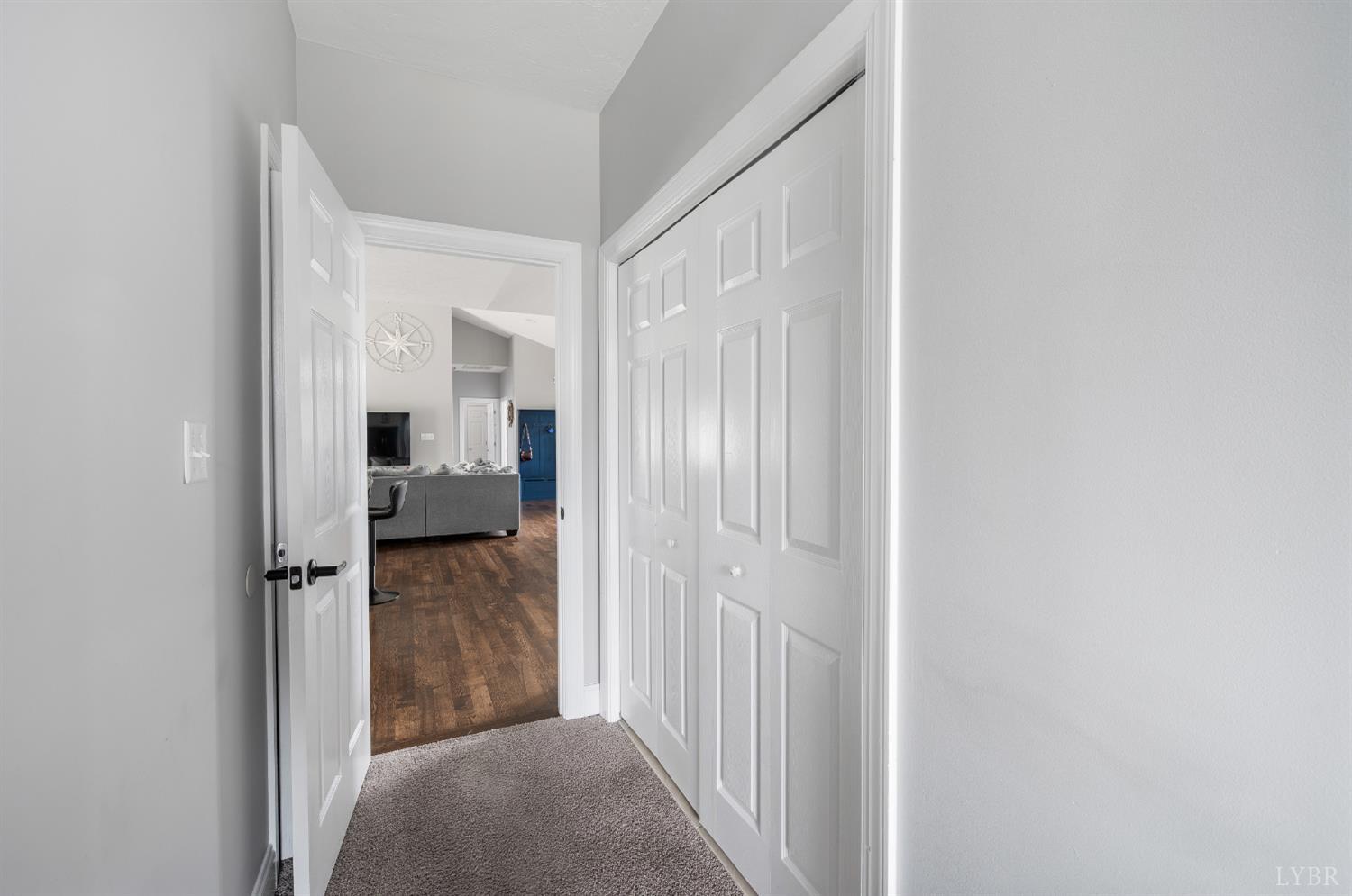 101 Little Creek Road Moneta, VA 24121 - Photo 43 of 76 a view of a bathroom from a hallway