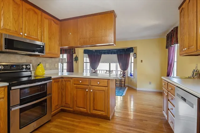 a view of painting on the wall