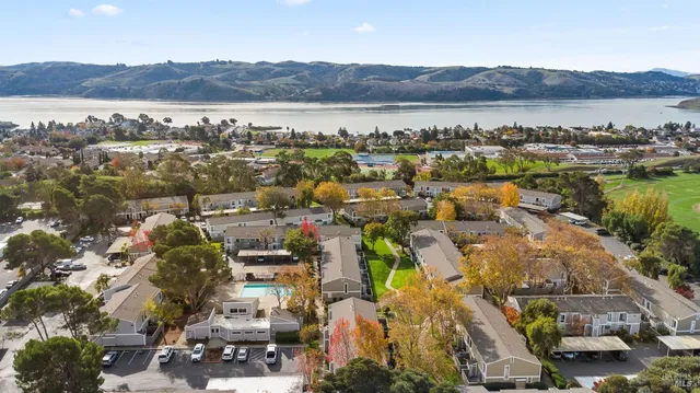 a view of lake and mountain view