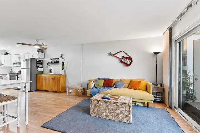 a bedroom with furniture and a couch