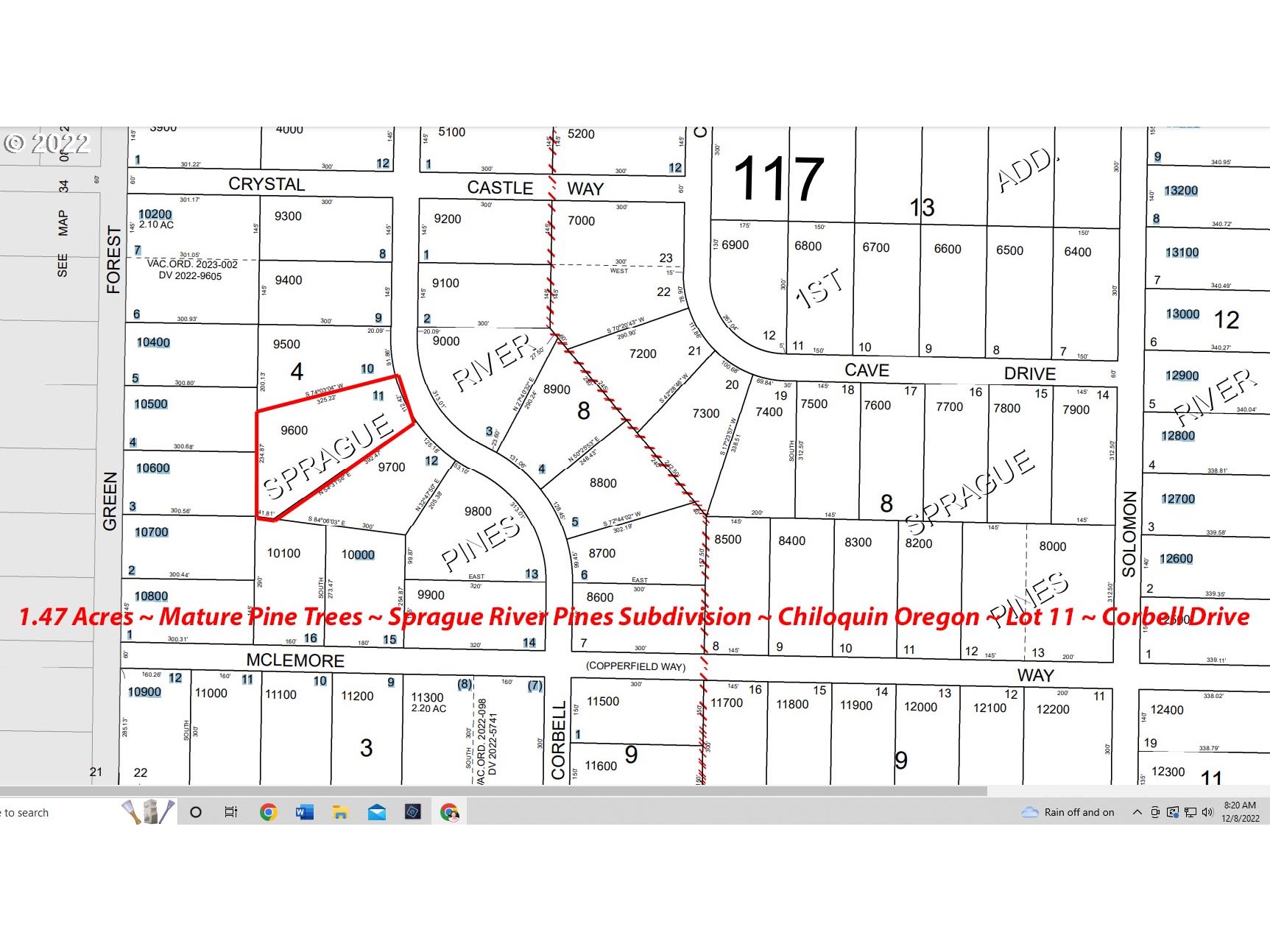 Corbell Drive, Unit 400 Chiloquin, OR 97624 - Photo 8 of 10 a black and white photo of a lake