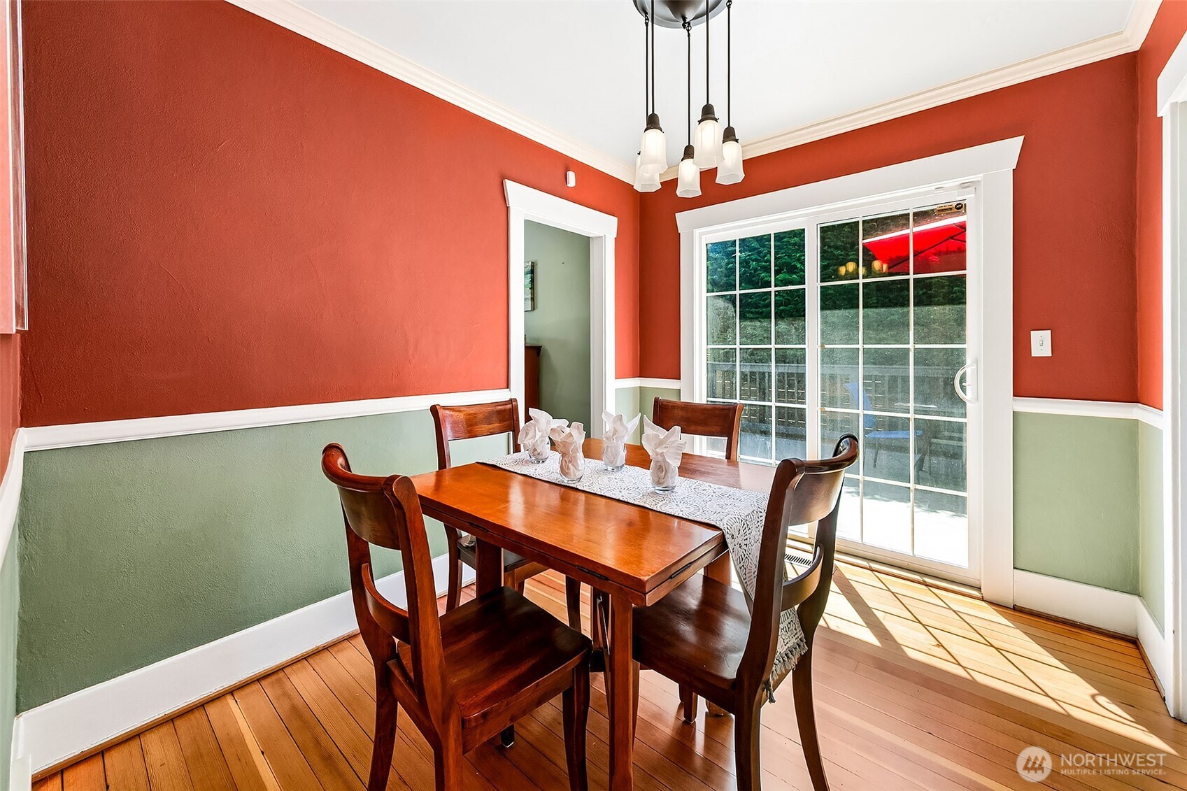 8403 32nd Avenue Southwest Seattle, WA 98126 - Photo 9 of 15 a view of a dining room with furniture window and outside view