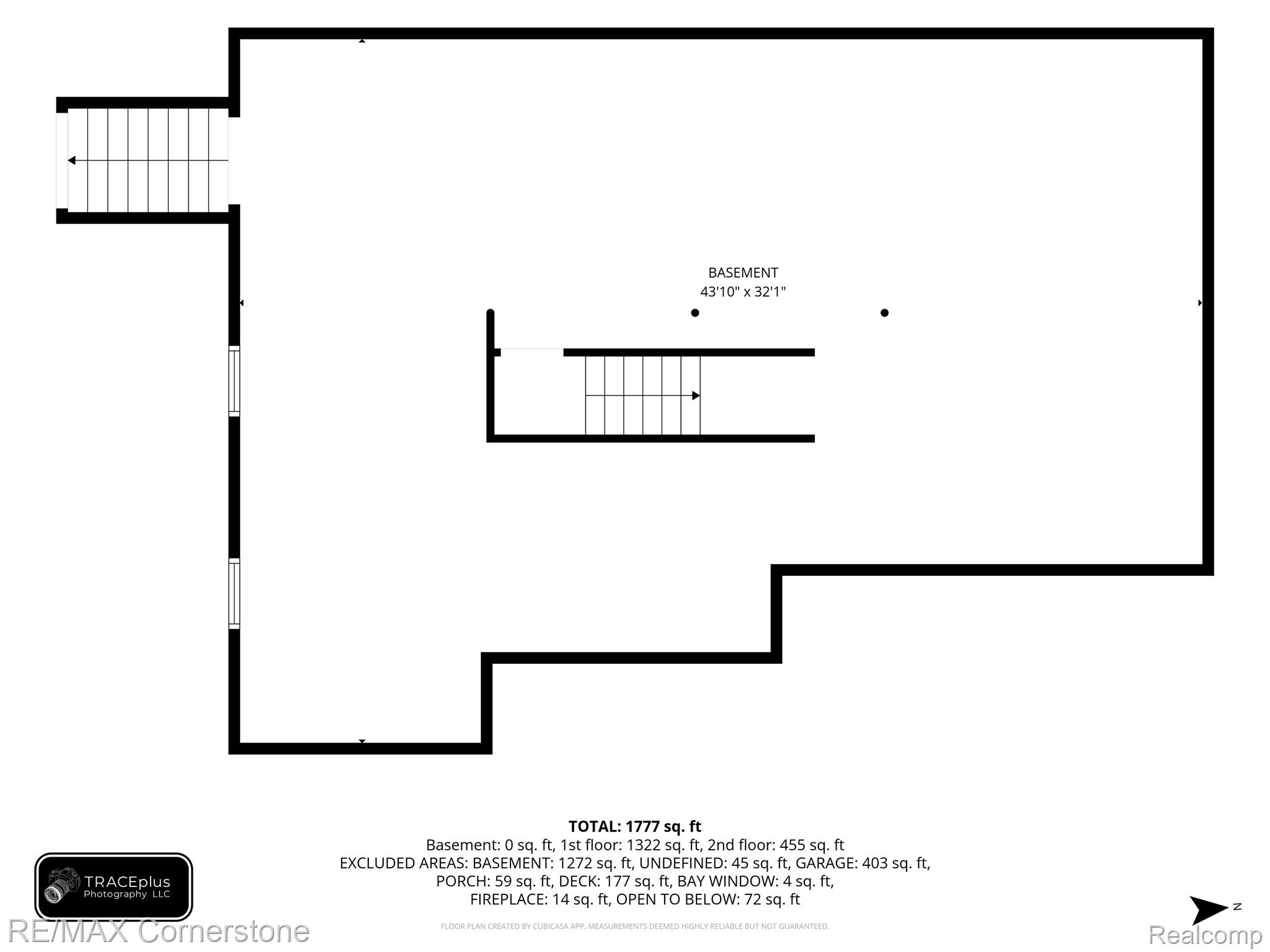12701 Capernall Road Carleton, MI 48117 - Photo 61 of 62 Basement Floor Plan