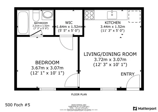 $725 | 500 Foch Street, Unit 5, Bryan, TX 77801