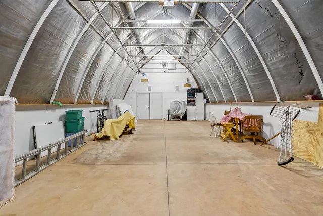 a view of parking garage