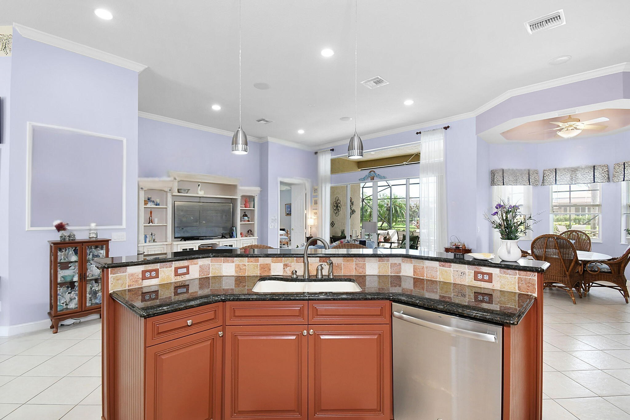 8820 First Tee Road Port St. Lucie, FL 34986 - Photo 31 of 69 Kitchen Island Sink and Dishasher