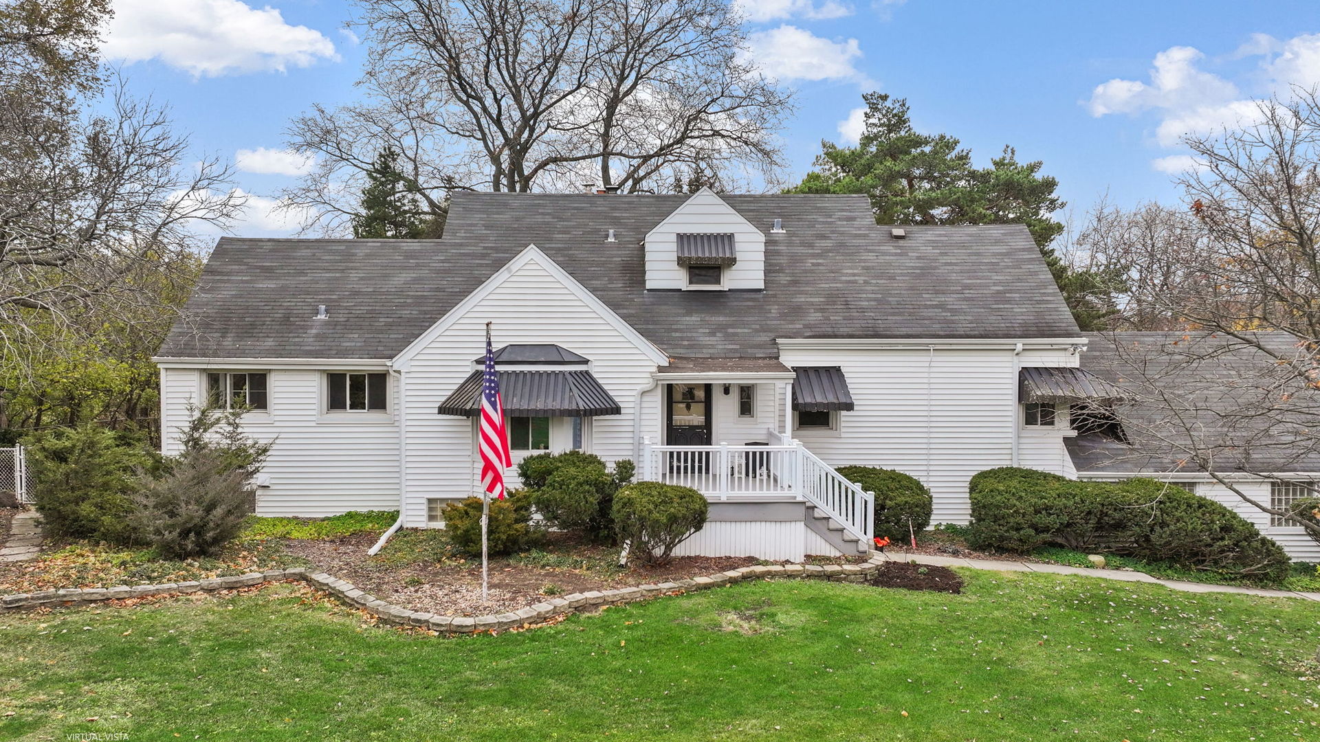 2619 York Road Oak Brook, IL 60523 - Photo 4 of 41 a aerial view of a house with a yard patio and fire pit