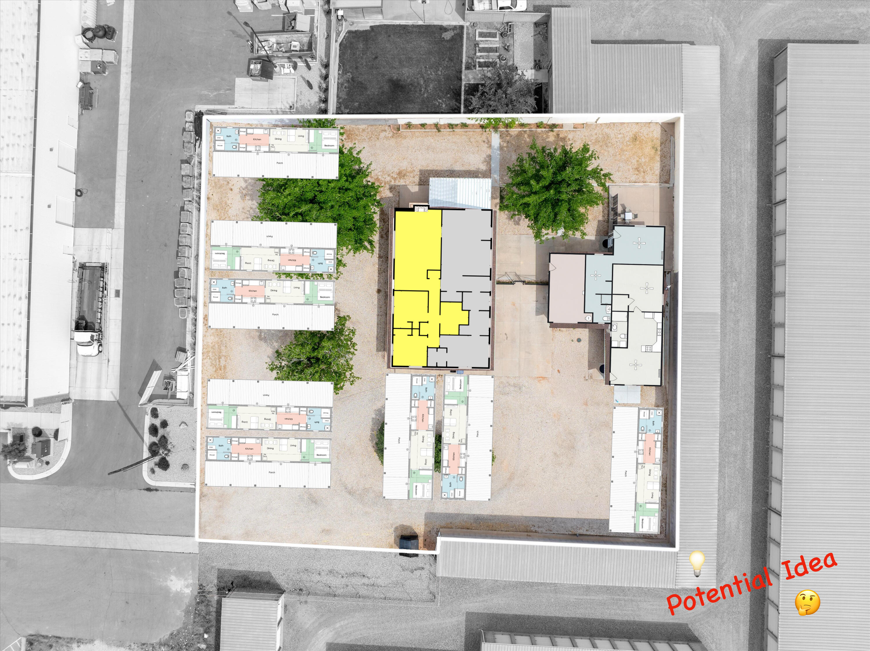 1649 West State Street Hurricane, UT 84737 - Photo 73 of 94 77 Potential Layout of 8 Container Homes
