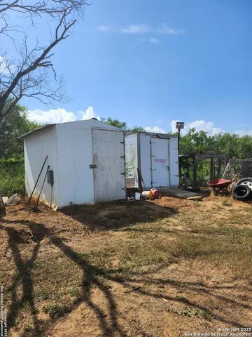 a backyard of a house