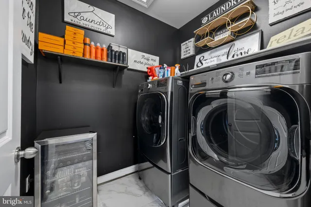 a view of a livingroom with furniture and a furniture