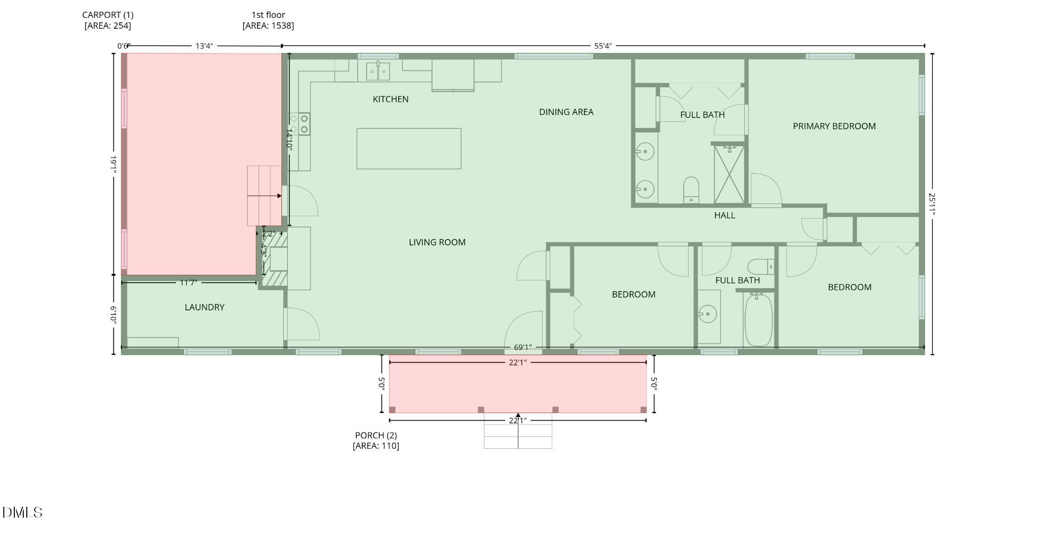 3055 Autry Mill Road Godwin, NC 28344 - Photo 17 of 18 floor plan
