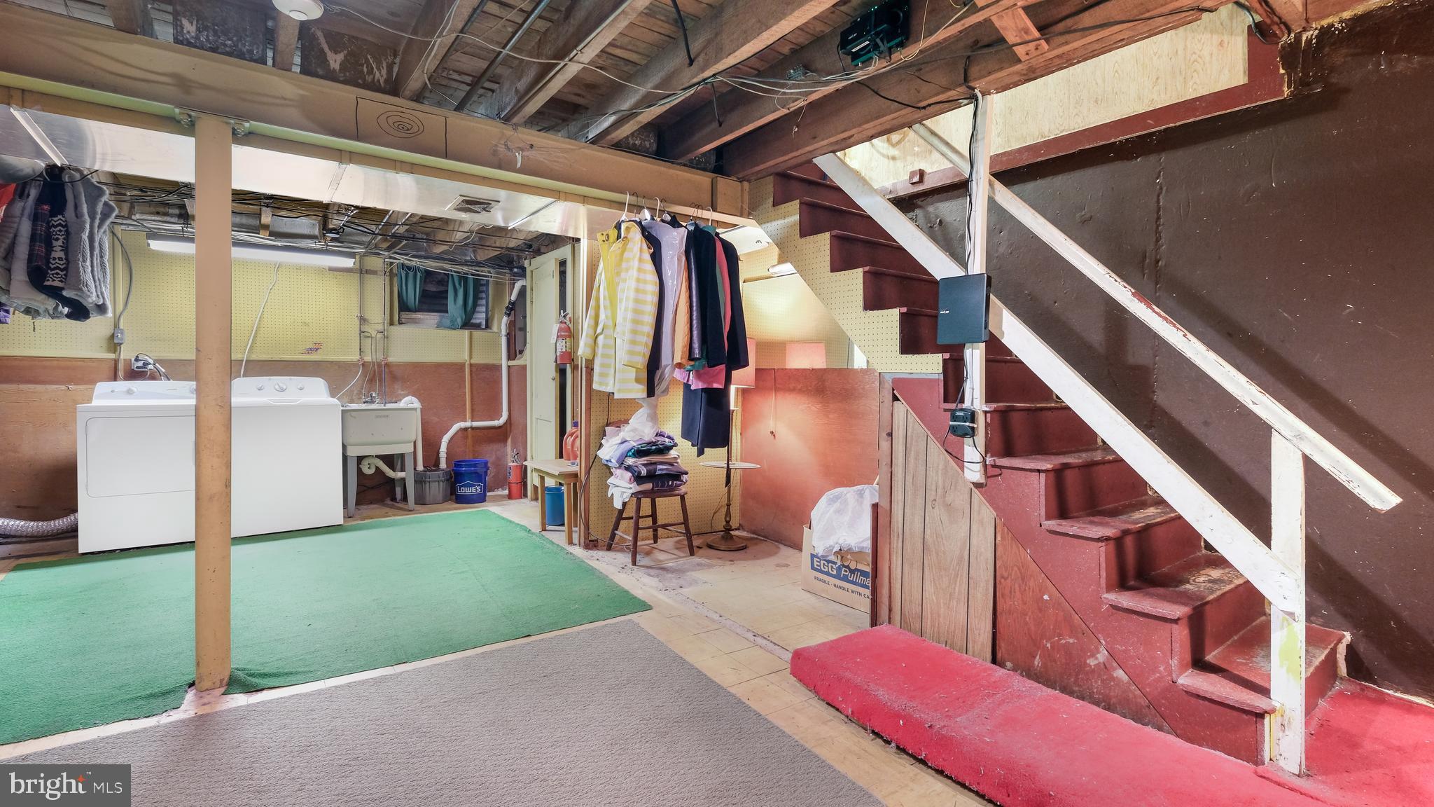 401 Burton Road Oreland, PA 19075 - Photo 25 of 32 Basement with Laundry Area