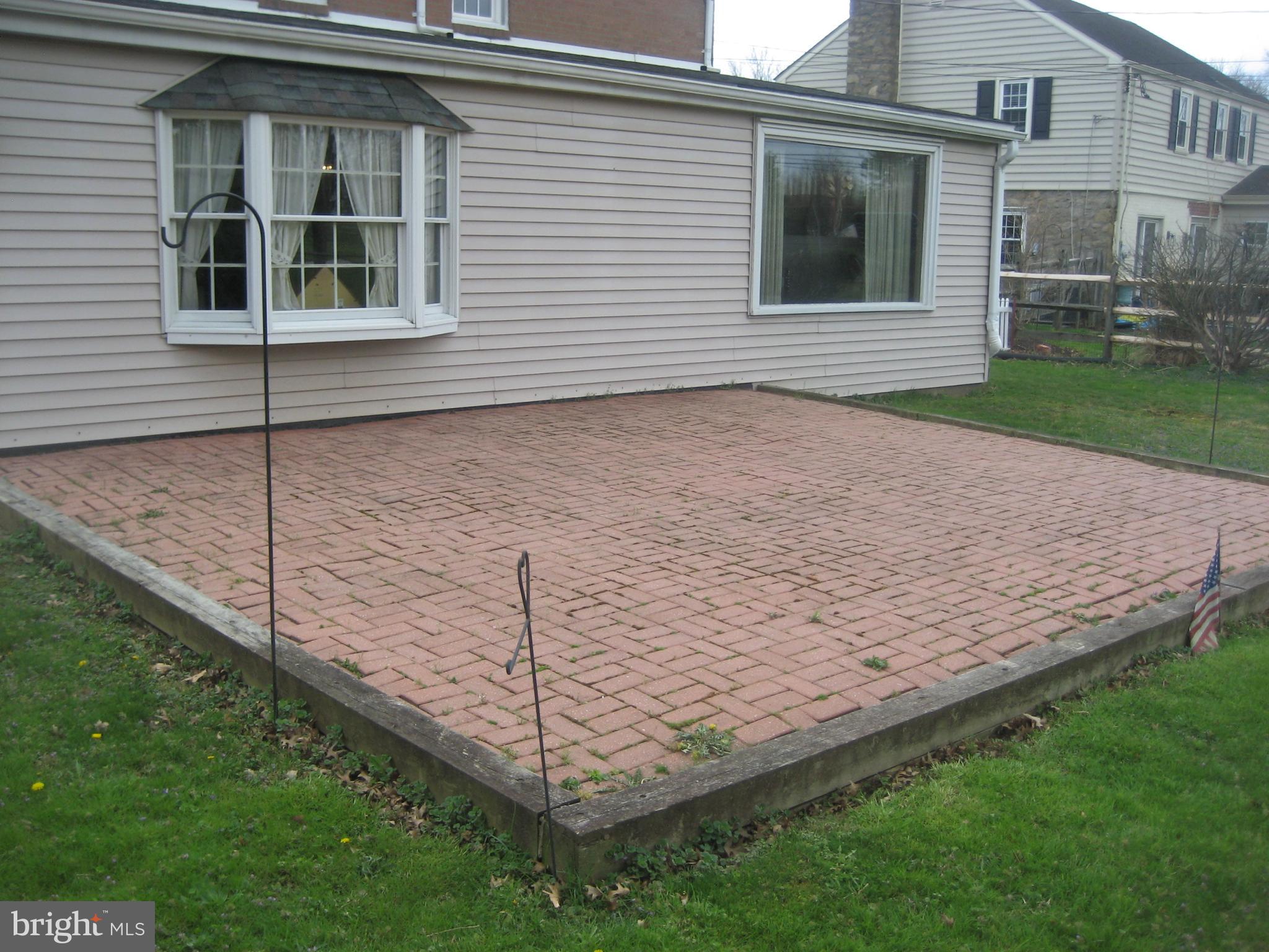 401 Burton Road Oreland, PA 19075 - Photo 26 of 32 Spacious Rear Brick Patio