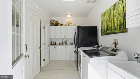 a view of a wooden door