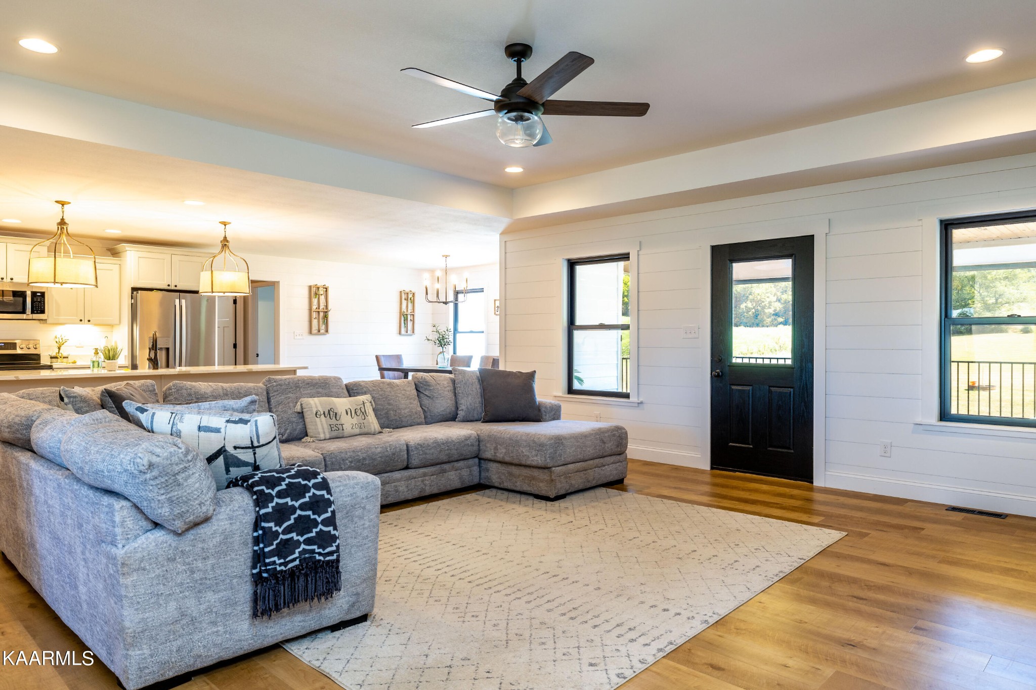 4385 Niles Ferry Road Greenback, TN 37742 - Photo 12 of 51 a living room with furniture and a large window