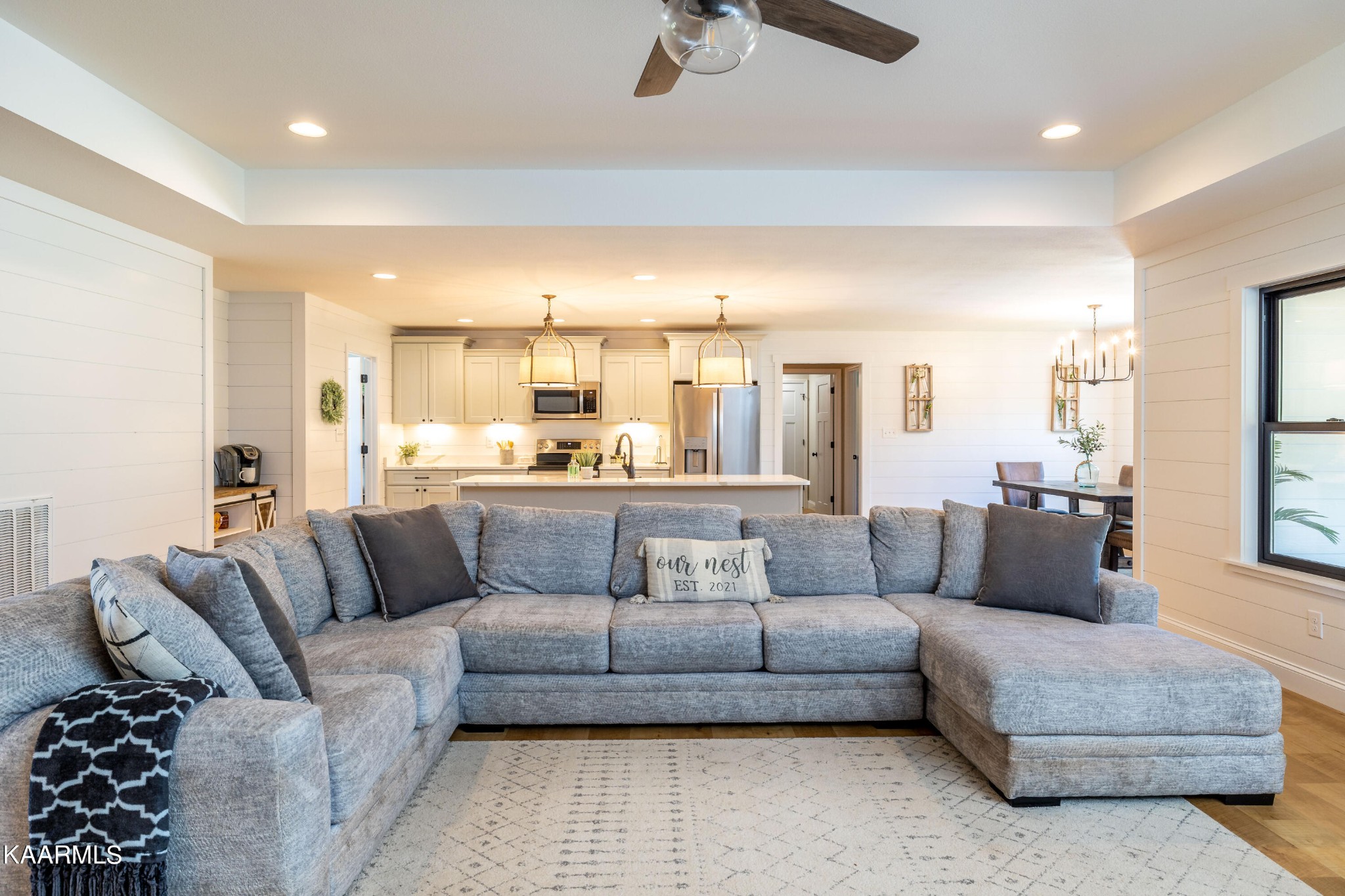 4385 Niles Ferry Road Greenback, TN 37742 - Photo 8 of 51 a living room with furniture and a view of kitchen