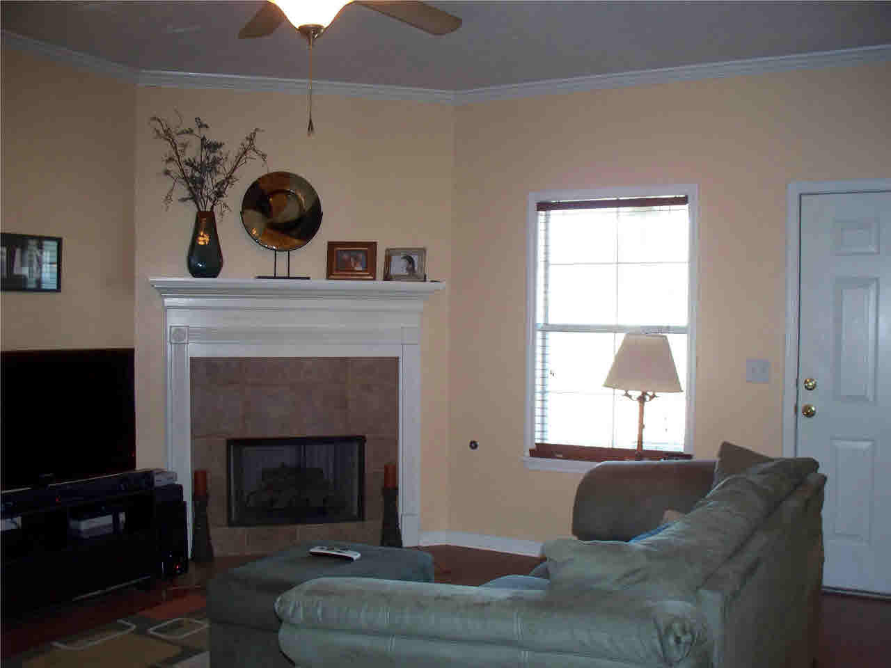 405 Timber Ridge Way Brandon, MS 39047 - Photo 2 of 19 Family room with fireplace and gas logs