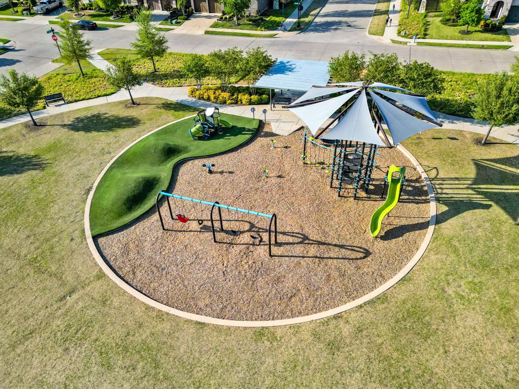 1501 Snowdrop Drive Prosper, TX 75078 - Photo 5 of 27 an aerial view of a house with swimming pool