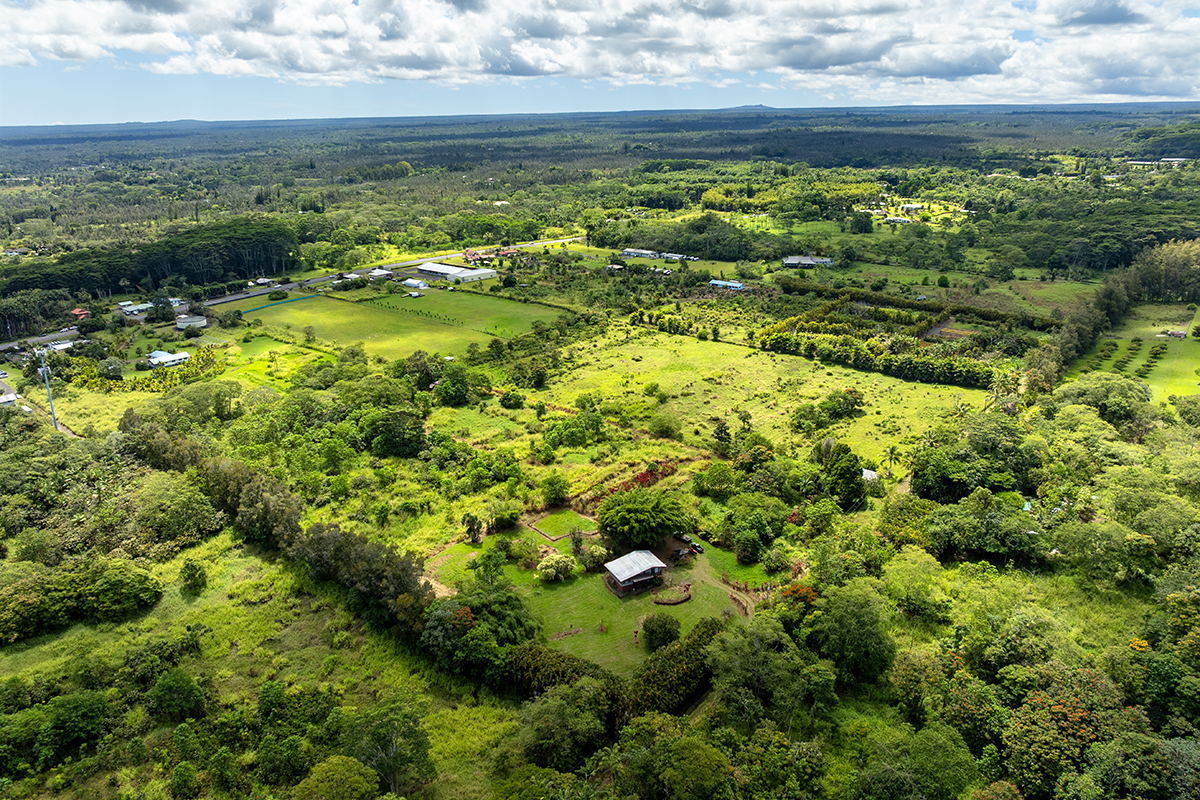 17-497 Homestead Road Kurtistown, HI 96760 - Photo 26 of 28 a view of a yard with an outdoor space