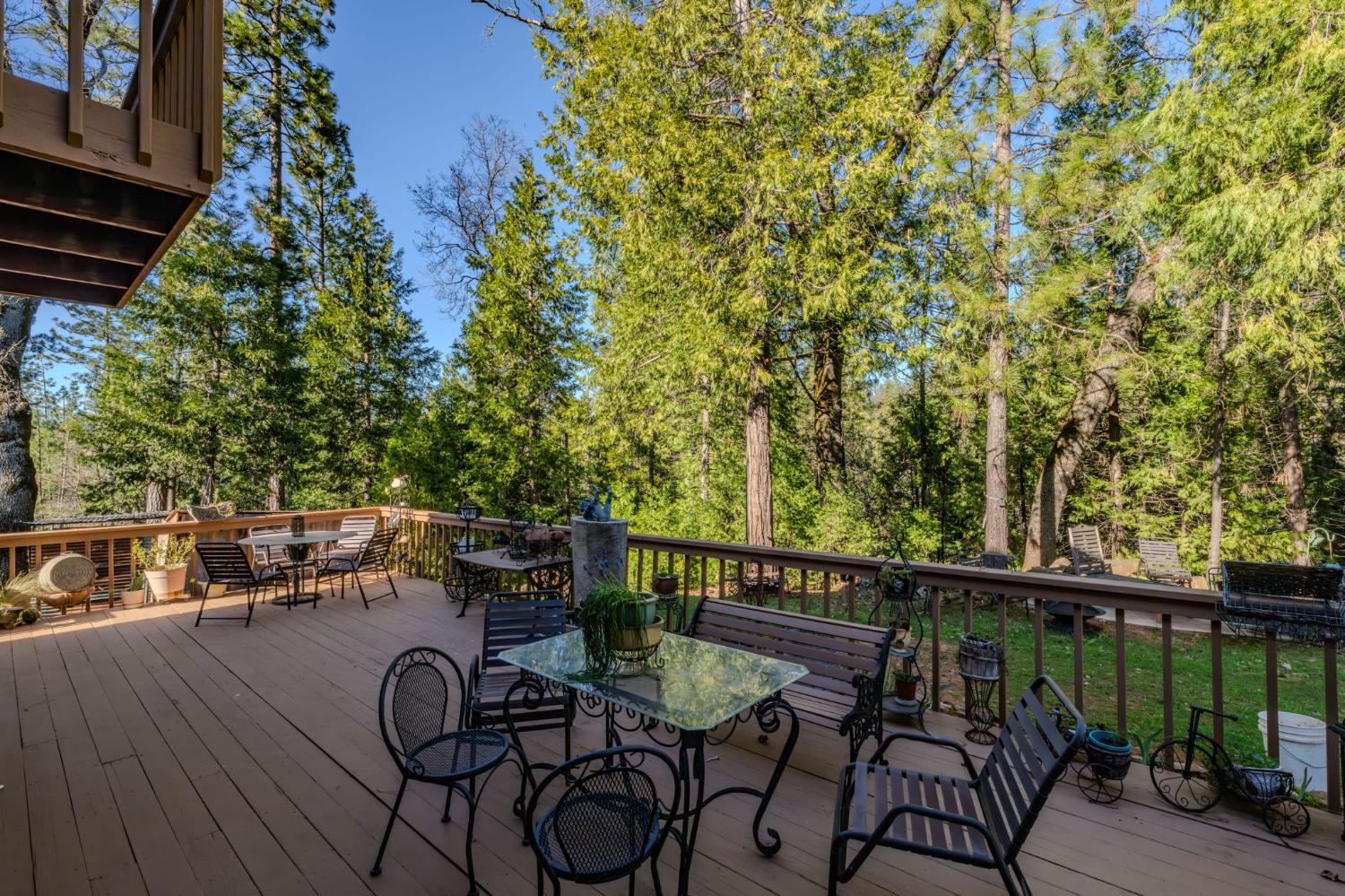 6145 Swiss Ranch Road Mountain Ranch, CA 95246 - Photo 61 of 84 a view of a chairs and table in patio