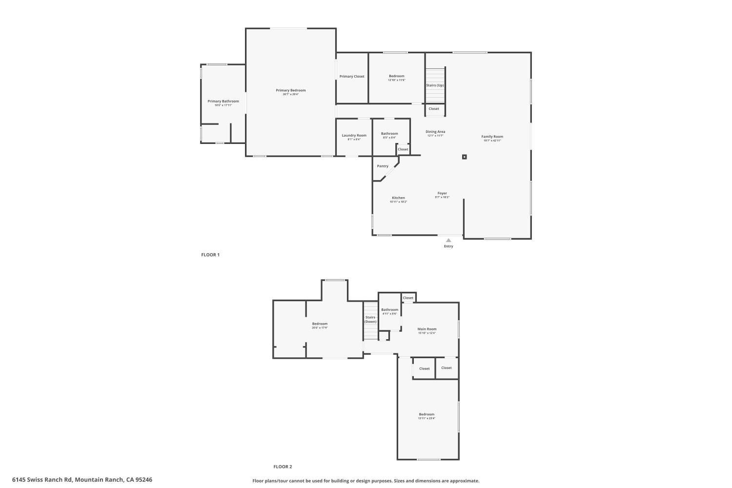 6145 Swiss Ranch Road Mountain Ranch, CA 95246 - Photo 81 of 84 a picture of floor plan