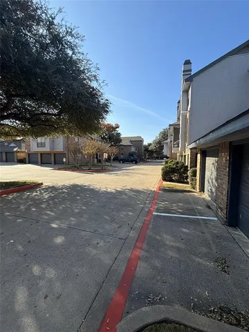 a view of a yard with plants