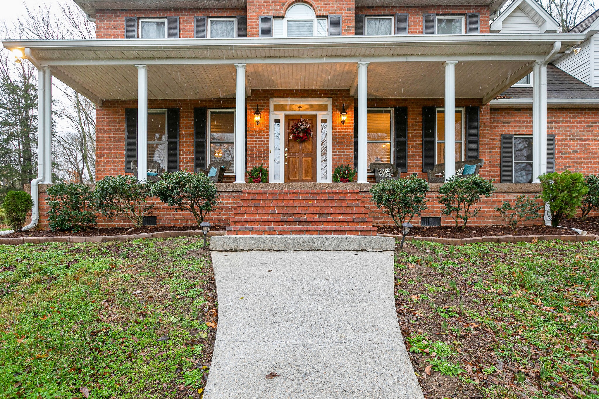 4311 Peytonsville-Trinity Road Franklin, TN 37064 - Photo 5 of 32 front view of house with potted plants