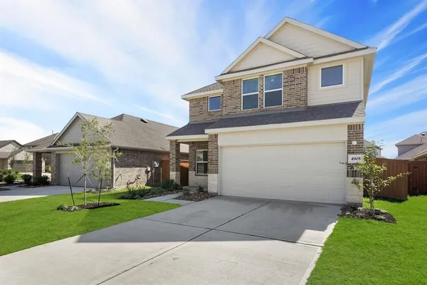 front view of house with a yard