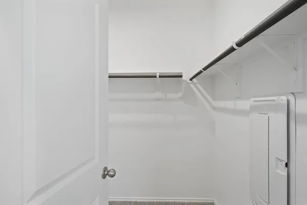 a view of walk in closet