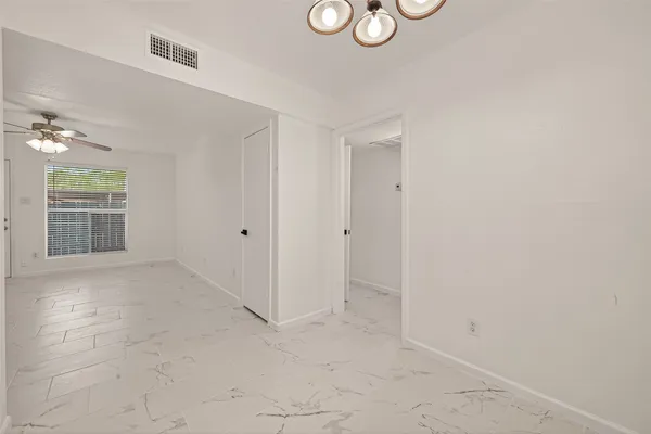 a view of empty room