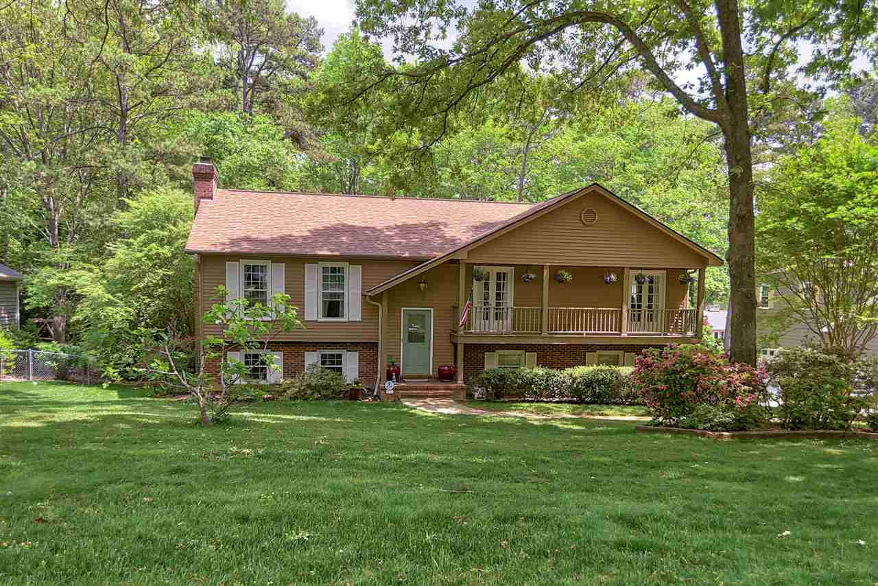 6712 Perkins Drive Raleigh, NC 27612 - Photo 1 of 30 This beautifully landscaped home is partial brick veneer and aluminum siding. The balcony style porch and front stoop add character to this split foyer home. Exterior Front