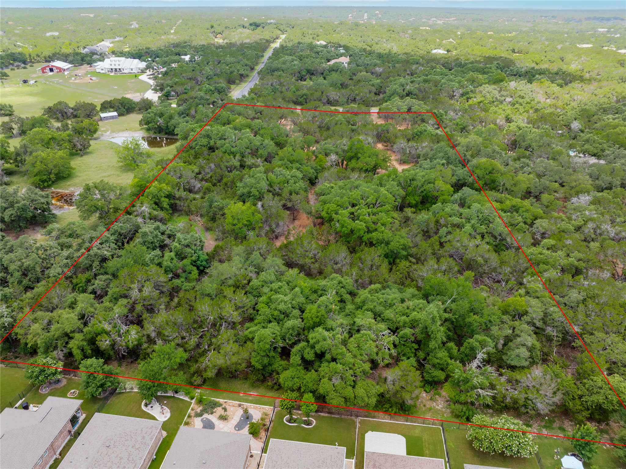 250 East Ridgewood Road Georgetown, TX 78633 - Photo 6 of 15 an aerial view of a houses with yard
