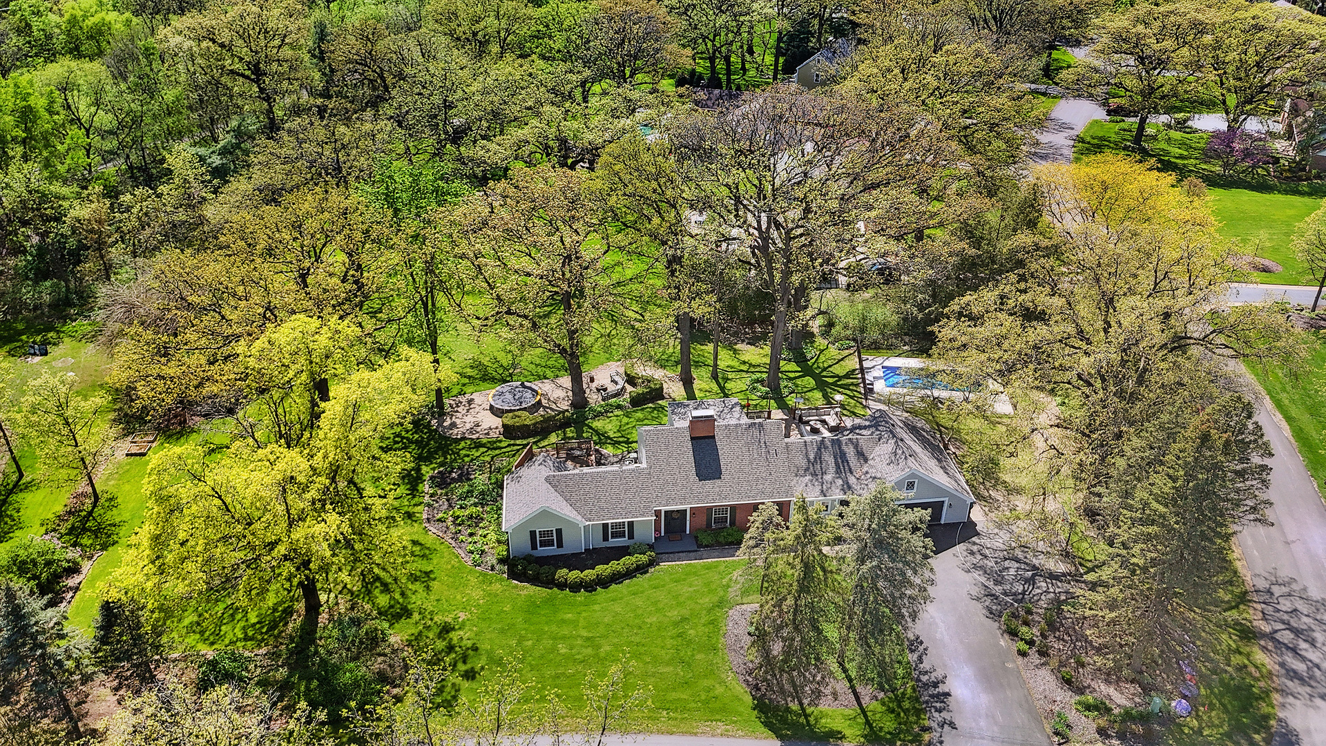 506 Aberdeen Road Frankfort, IL 60423 - Photo 54 of 61 an aerial view of a house with yard swimming pool and outdoor seating