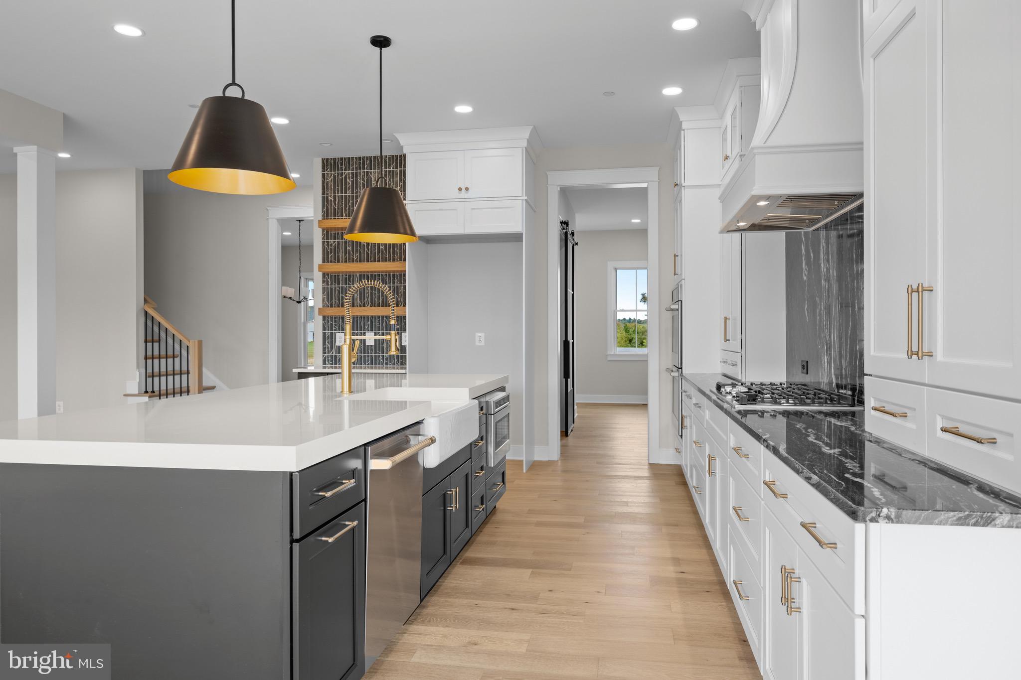 3683 Falling Grn Way Mount Airy, MD 21771 - Photo 19 of 50 a kitchen with granite countertop a stove and a sink