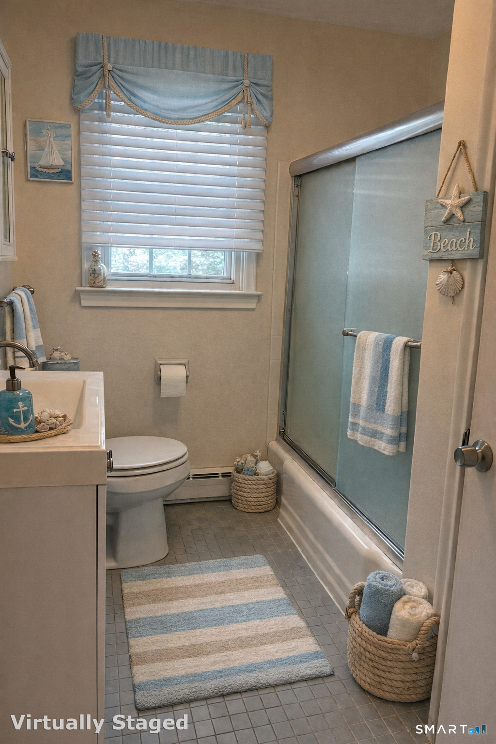 26 College Street, Unit 2 Clinton, CT 06413 - Photo 19 of 27 a bathroom with a toilet and a sink