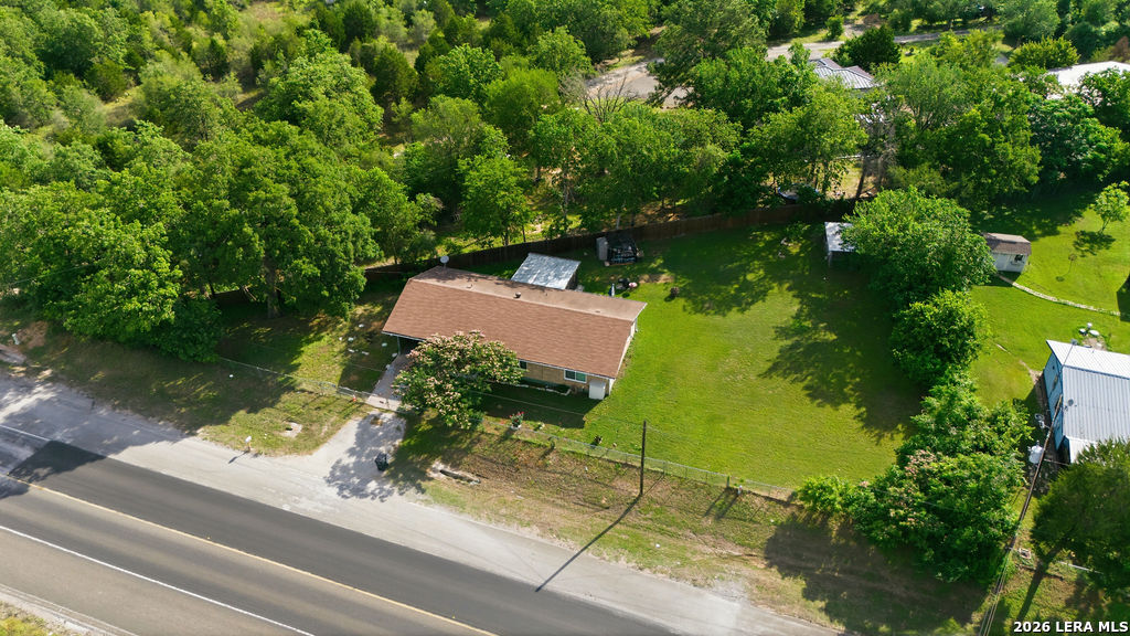 365 State Highway 95 Elgin, TX 78621 - Photo 33 of 34 an aerial view of a house with a yard basket ball court and outdoor seating