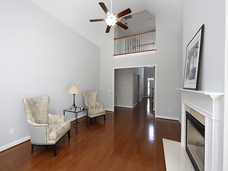 3324 Queensland Road Raleigh, NC 27614 - Photo 11 of 25 A view of the family room looking toward the front of the home. There is an overlook from the 2nd floor. Family Room