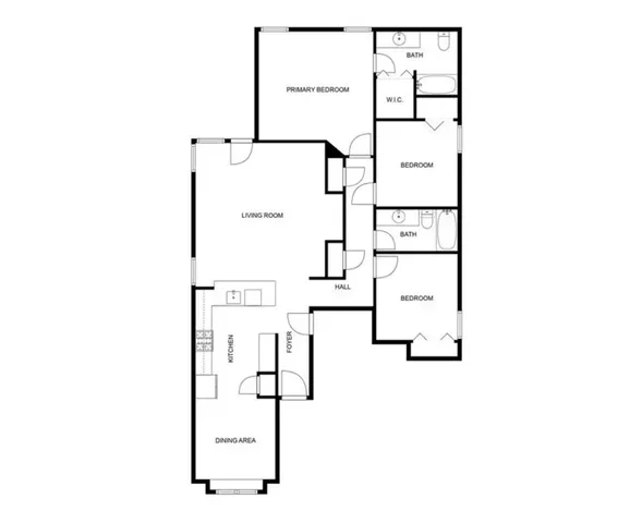 a picture of a floor plan