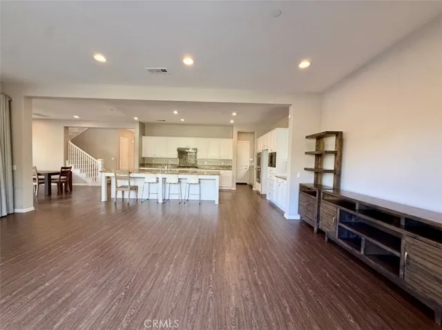 a view of empty room with an empty room