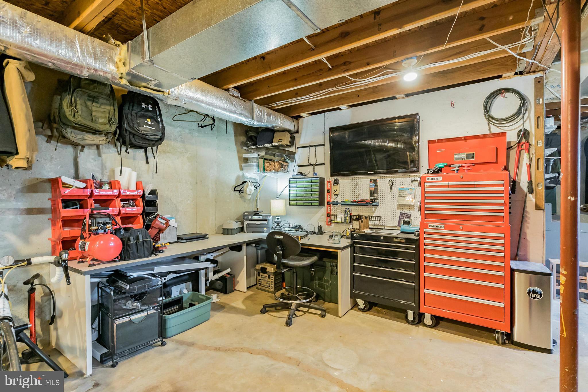 20285 Blue Ridge Mountain Road Paris, VA 20130 - Photo 25 of 30 Basement has work area, and lockable storage room