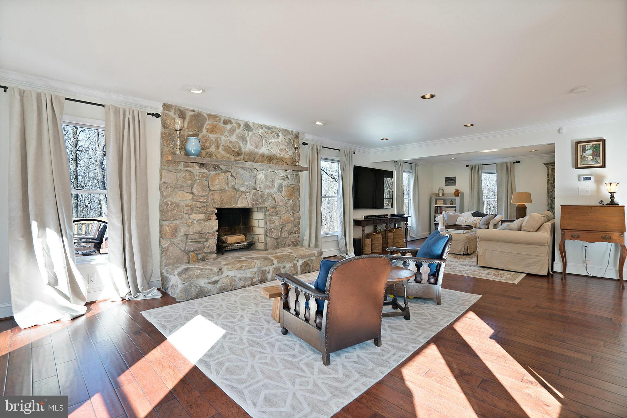 20285 Blue Ridge Mountain Road Paris, VA 20130 - Photo 5 of 30 What an awesome stone fireplace!
