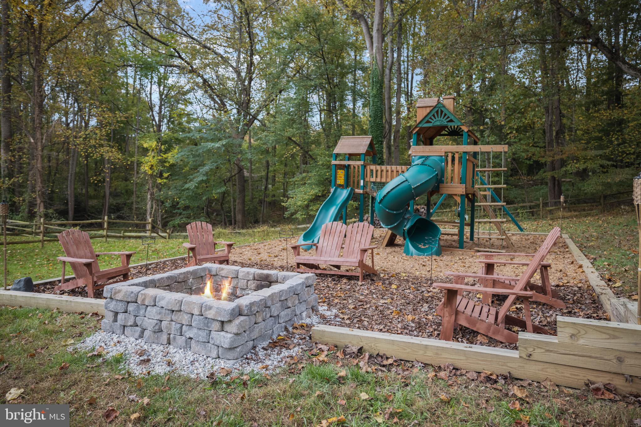 6420 Yates Ford Road Manassas, VA 20111 - Photo 44 of 57 Mega playset next to firepit
