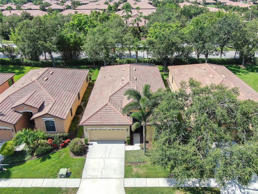 321 Silver Falls Drive Apollo Beach, FL 33572 - Photo 25 of 51 an aerial view of a house with yard