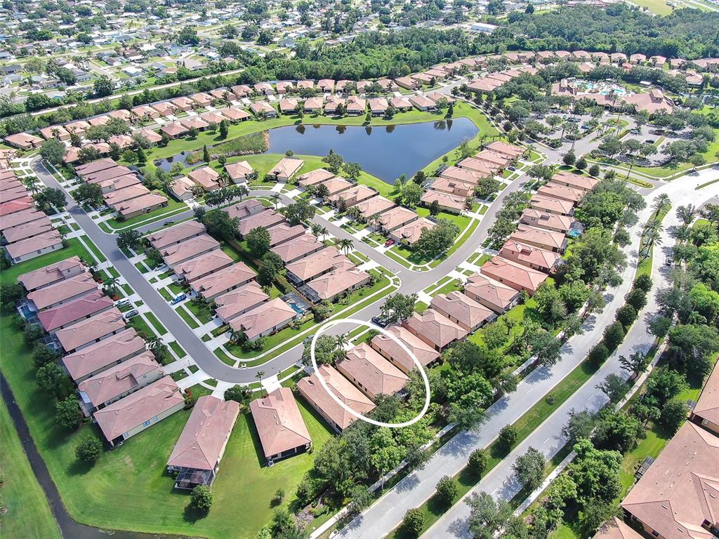 321 Silver Falls Drive Apollo Beach, FL 33572 - Photo 28 of 51 an aerial view of residential houses with outdoor space