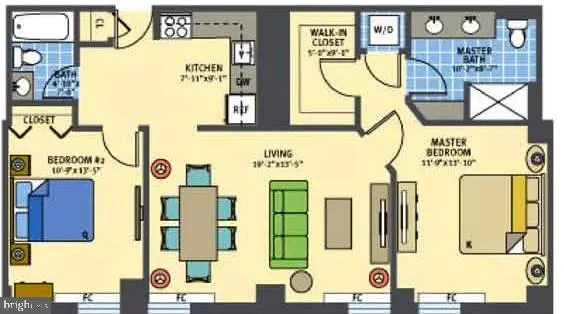 $4,450 | 219-29 South 18th Street, Unit 1412, Philadelphia, PA 19103
