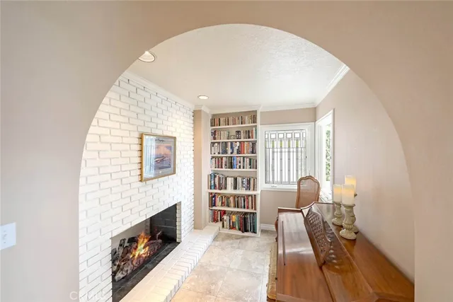 a view of livingroom with furniture and staircase